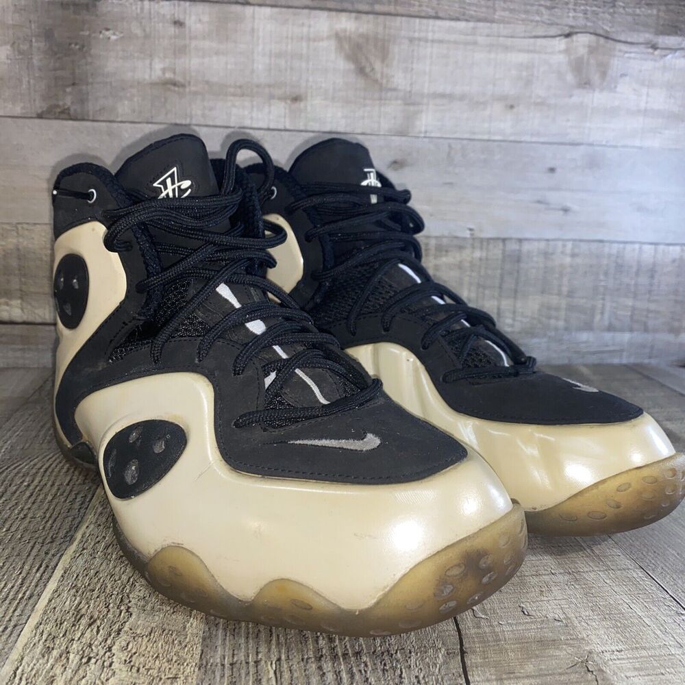 NIKE AIR ZOOM ROOKIE Penny Posite Men Size 10.5 Pearl White Black 472688-100